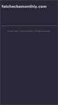 Mobile Screenshot of fatchecksmonthly.com